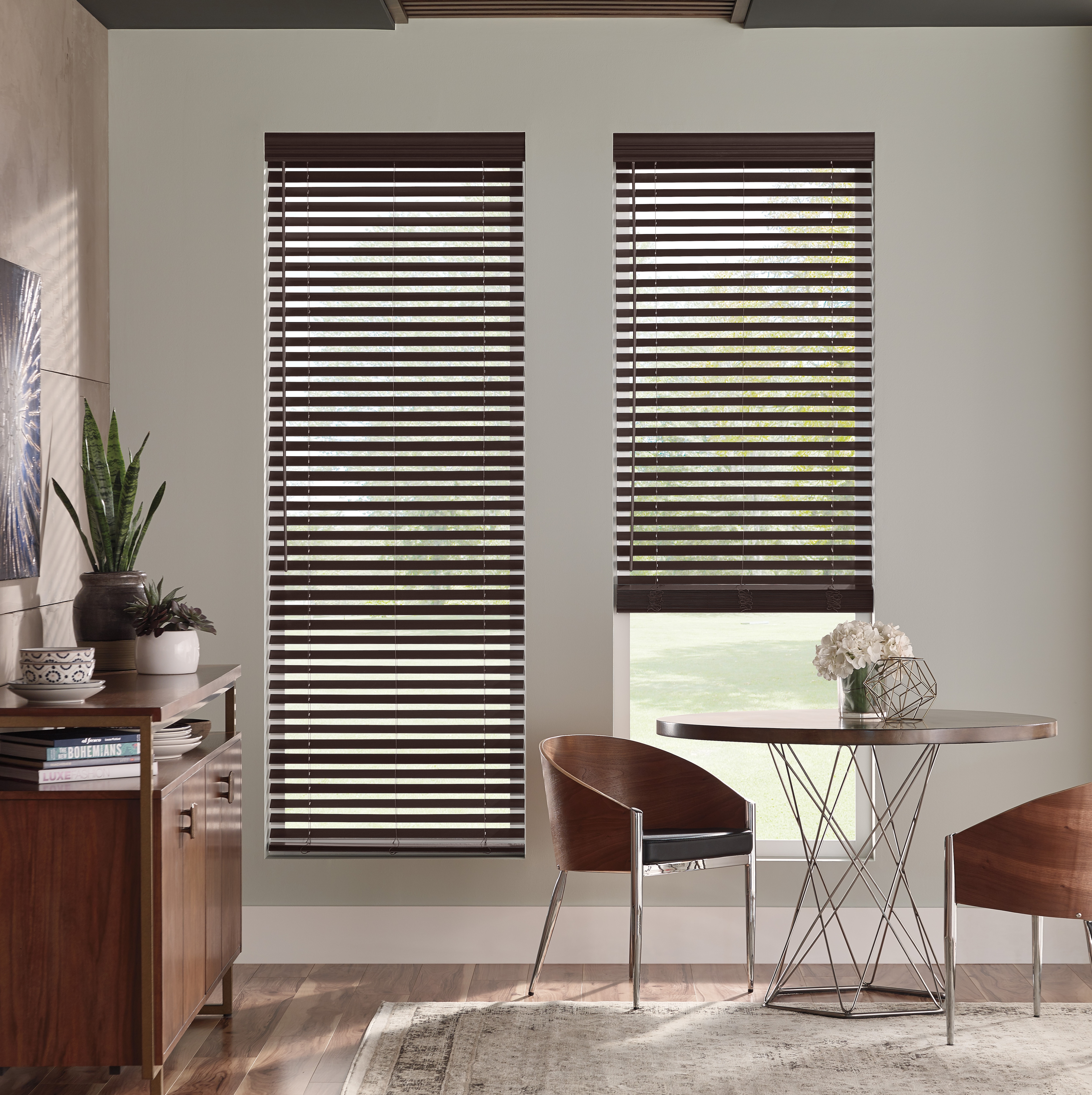 Home Decorators Collection: Cordless 2 Inch Faux Wood Blinds